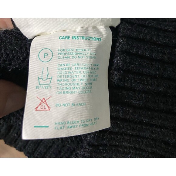 OBERMEYER Retro  “VECTOR” Wool Blend LS Pullover Ski Sweater Size L VINTAGE - Picture 8 of 9